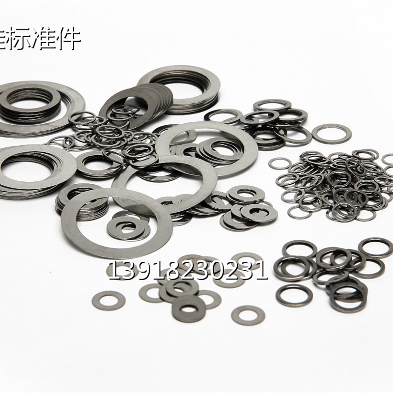 304不锈钢平垫圈M7X10/12X0.1/0.2/0.3/0.5/1MM 小外径调整平垫片