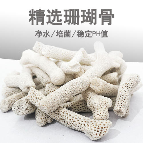 珊瑚骨滤材鱼缸过料鱼池