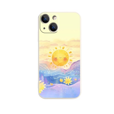 IQOONEO10pro+小众OPPORENO15苹果16PLUS小米17手机壳适用12软iPhone14ProMax创意13pro英文笑脸太阳VIVOX300