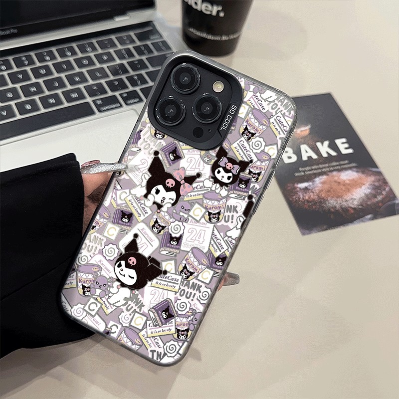 苹果16plus手机壳15彩银14ProMax可爱三丽鸥库洛米OPPOFindx9硬iPhone13适用12卡通小米17潮酷荣耀400ins风a5