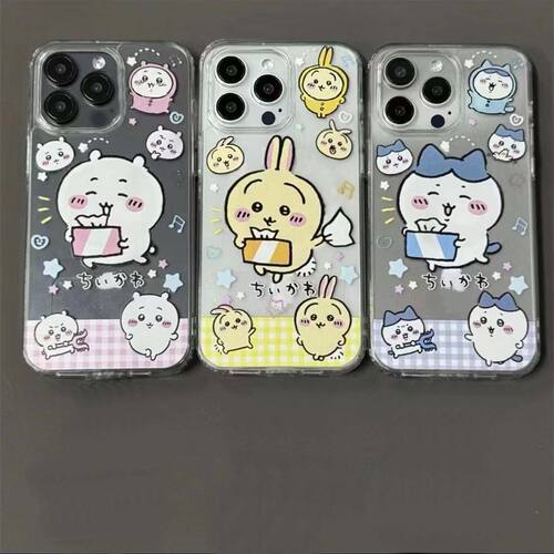 适用OPPOA97荣耀X60软VIVO卡通小米14红米k80苹果15PROMAX可爱chiikawa吉伊卡哇手机壳IQOOZ9x创意华为NOVA12