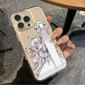 苹果14手机壳16plusins风15ProMax明日方舟小羊艾雅法拉适用透明软iPhone13卡通VIVOIQOO12创意红米TURBO4PRO
