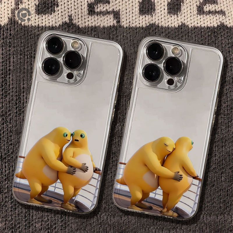 iPhone17创意红米NOTE15透明华为MATE80苹果13ProMax软一加ACE5至尊搞怪适用14PLUS手机壳拥抱奶龙OPPORENO16