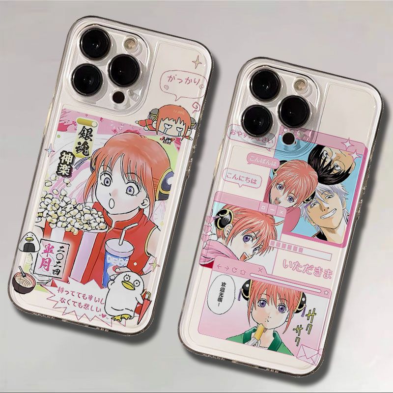 华为mate70透明软13promax高颜值苹果14银魂神乐iPhone16手机壳小米15Ultra卡通12适用荣耀POWER创意VIVOx200