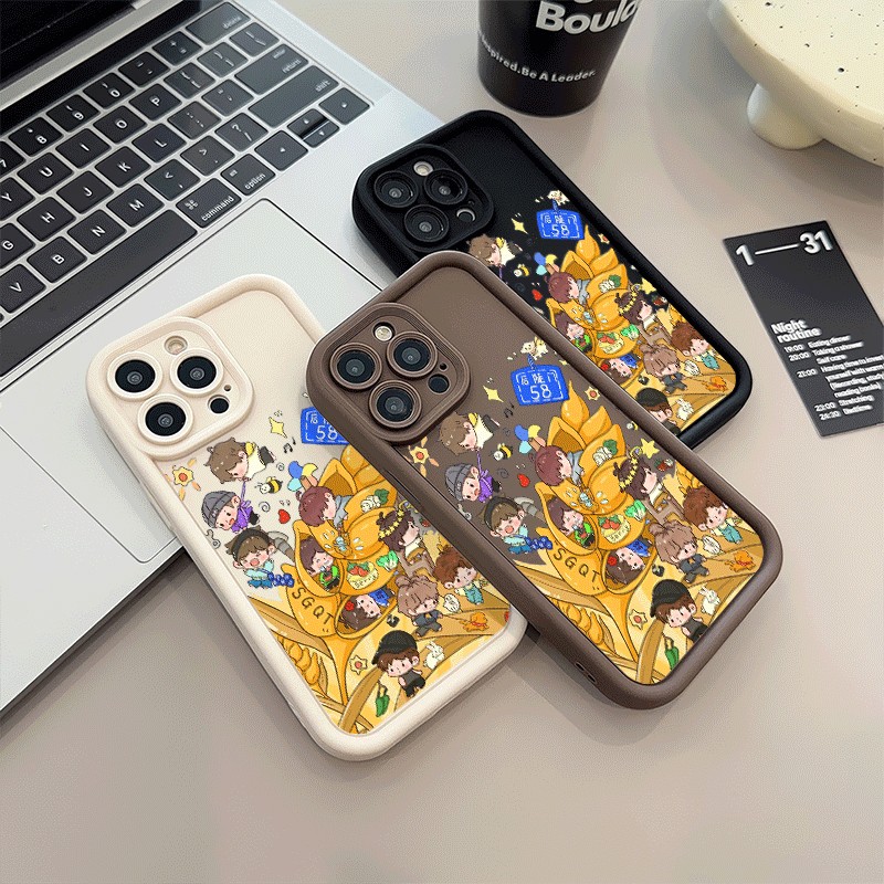 创意苹果12十个勤天小麦梦iPhone17软Reno15适用FINDX9周边13ProMax手机壳16PLUS糖果华为Nova14活力VIVOy500