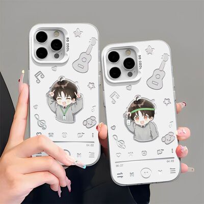 红米note13手机壳硬12ProMax创意16卡通苹果15plus彩银iPhone14适用可爱Q版李昀锐荣耀X60PROins风真我gt7pro