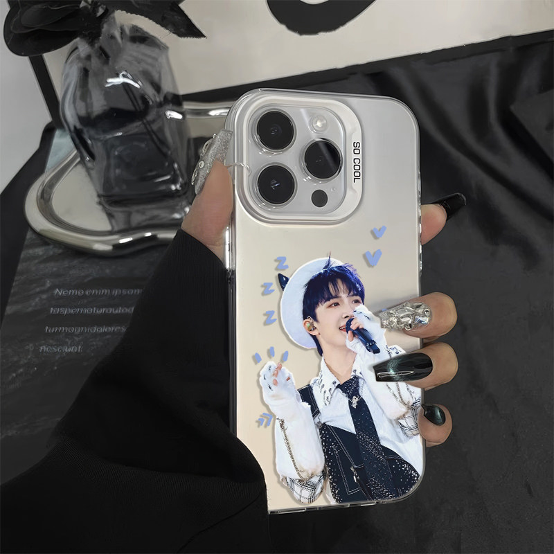 小众iPhone14苹果12创意荣耀x80i彩银13ProMax硬小米17ULTRA适用16PLUS高级感ins风红米K90MAX手机壳唱歌周深