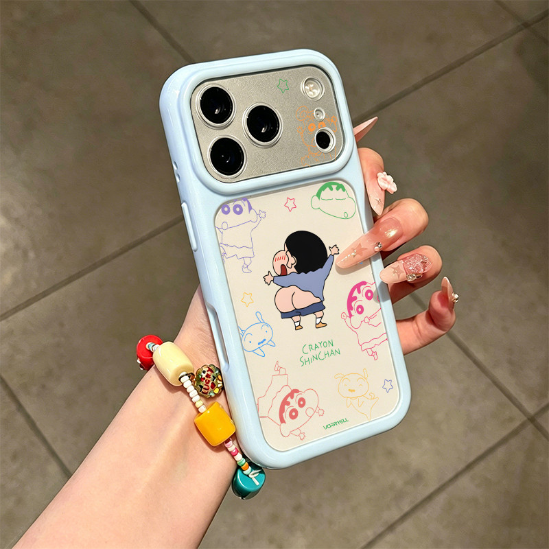 适用iPhone12苹果14大视窗创意15PLUS适用OPPORENO16星空壳13ProMax硬适用小米17手机壳扭屁股小新可爱mate8.