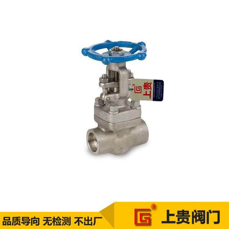 Z11H-800LBZ11H-100P丝扣内螺纹NPT闸阀F11F304锻打不锈钢闸阀