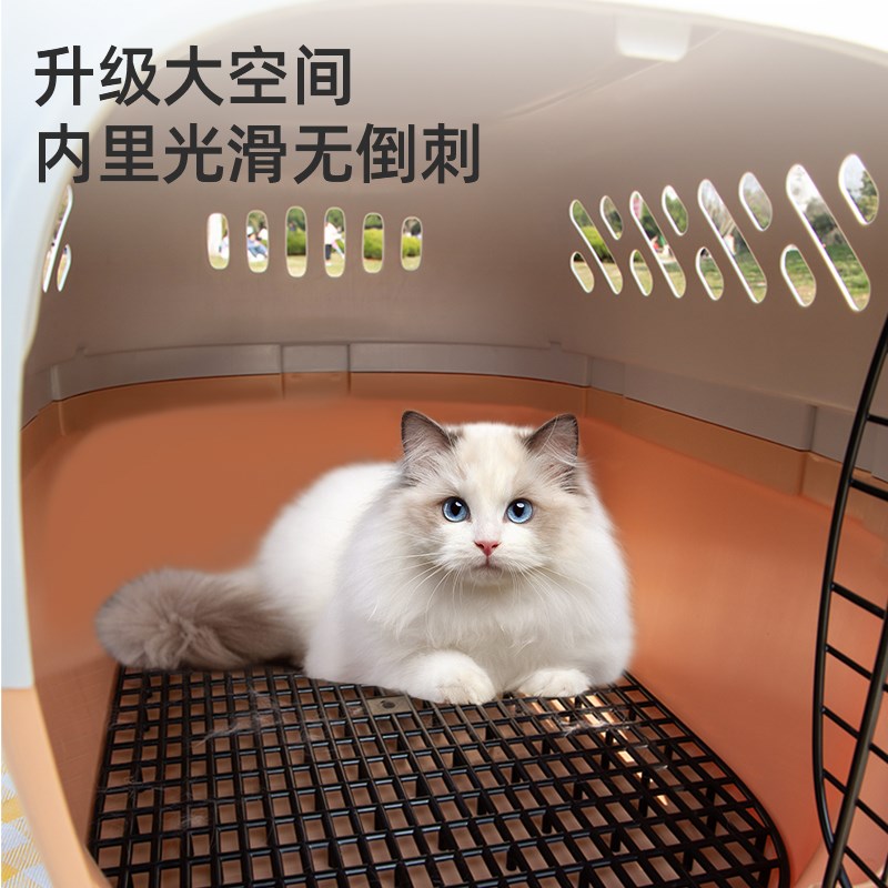 宠物航空箱猫咪笼子便携外出托运箱狗太空舱车载笼手提猫包防应激