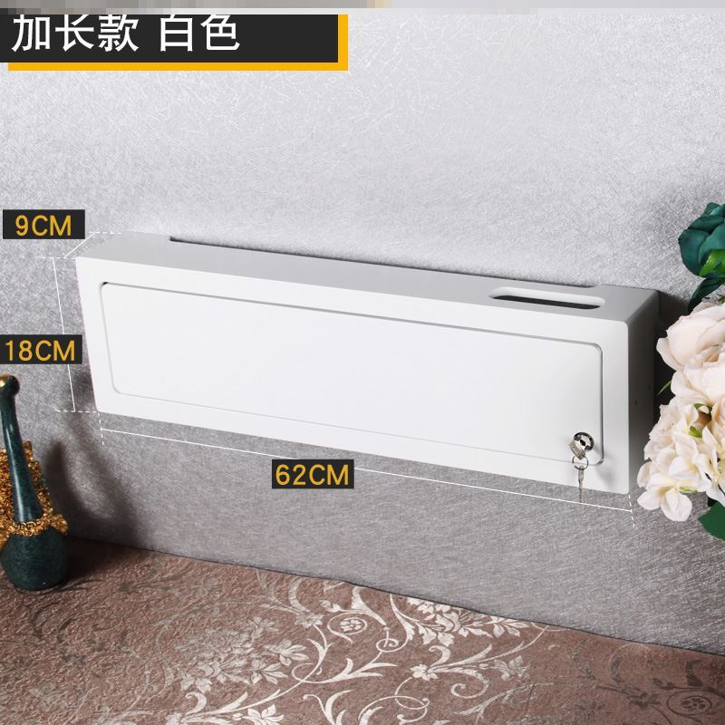电视下面插座遮挡柜装饰免打孔盒创意美化收纳无线路油箱整理墙上