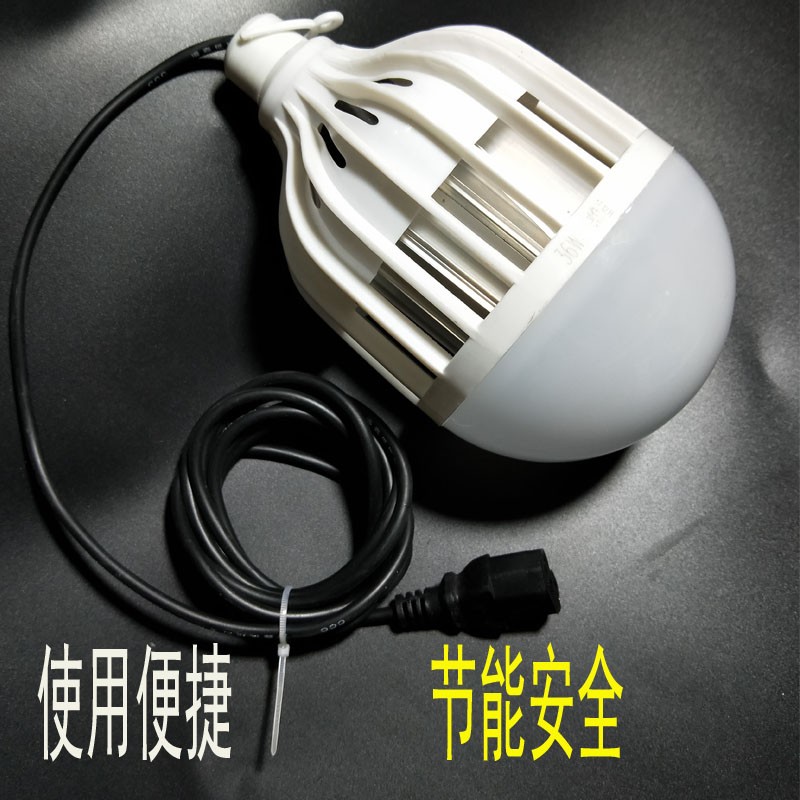 插电瓶的夜市灯超亮48伏60伏夜市地摊电动电瓶车led灯通用12-85v