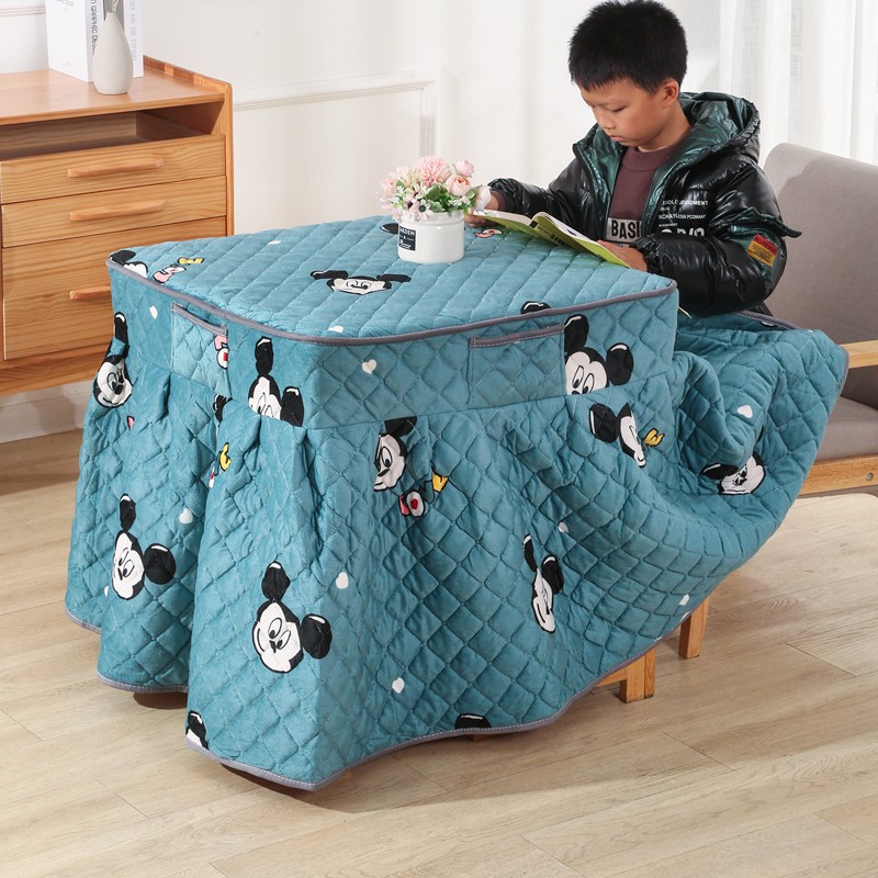 电炉罩烤火罩正方形烤火被桌罩电暖炉冬季取暖新款加厚夹棉家用