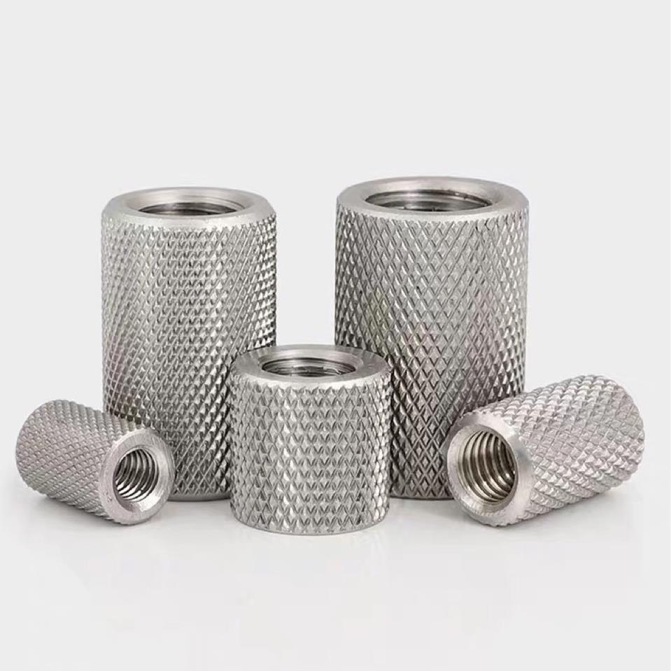 止退锁紧圆螺母圆螺柱接滚花圆母圆形ETU焊加厚加高镀M锌5-M20