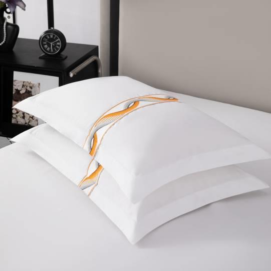 色酒店草四套件套加厚磨布毛PYP白玉锦缎宾馆床上用品被床单枕套