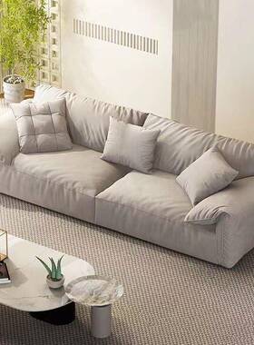 3Yt式耳朵沙型发磨砂布baxer意极简小户客厅科技布羽绒DES布艺沙