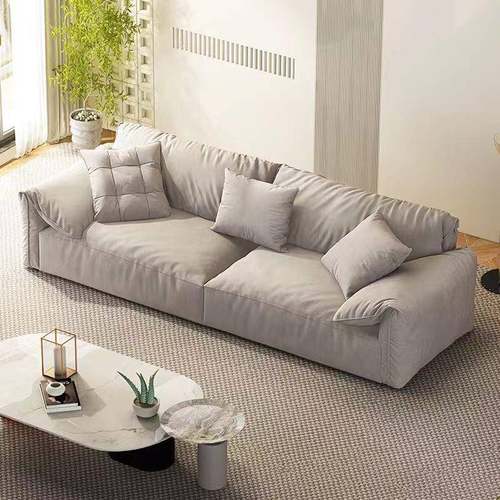 3Yt式耳朵沙型发磨砂布baxer意极简小户客厅科技布羽绒DES布艺沙