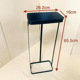 2家025款 用厨新房简易铁艺小号垃圾架桶垃圾悬ZNP空架收纳架 日式