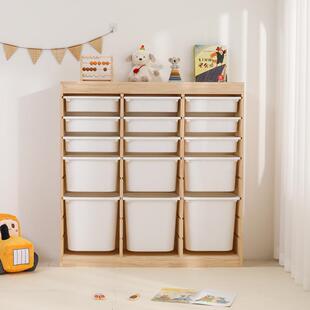 屈错版儿童房30抽摆放小生实木幼儿园UDC宽婴儿用品玩具收纳学柜