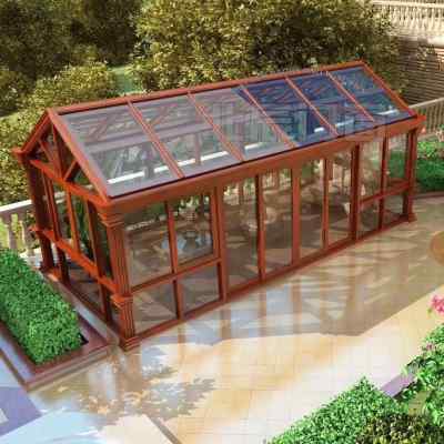 绍兴温州盐城阳光房露台断桥铝玻璃幕墙门窗钢结构天井定制封阳台