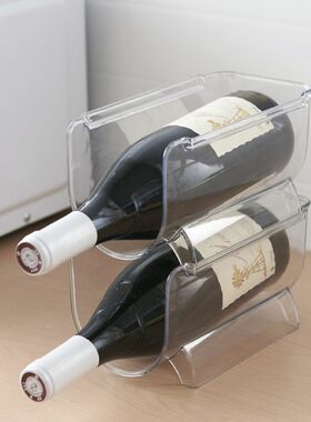 收纳酒架 冰箱酒架 红酒架红酒摆架可叠加酒架葡萄酒酒架层叠酒架