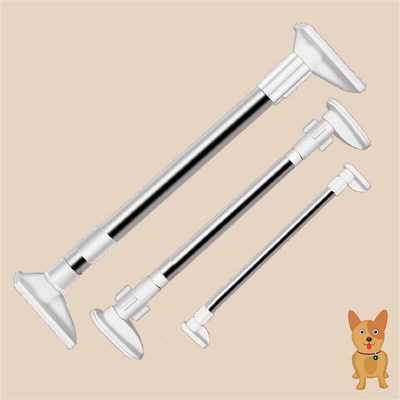 伸缩杆免打孔挂衣晾衣杆浴室卫生间架浴帘杆窗帘杆子卧室阳台撑杆