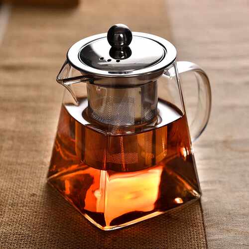 功夫茶具套装客厅家用过滤泡茶壶加厚玻璃耐高温花茶壶红茶泡茶器