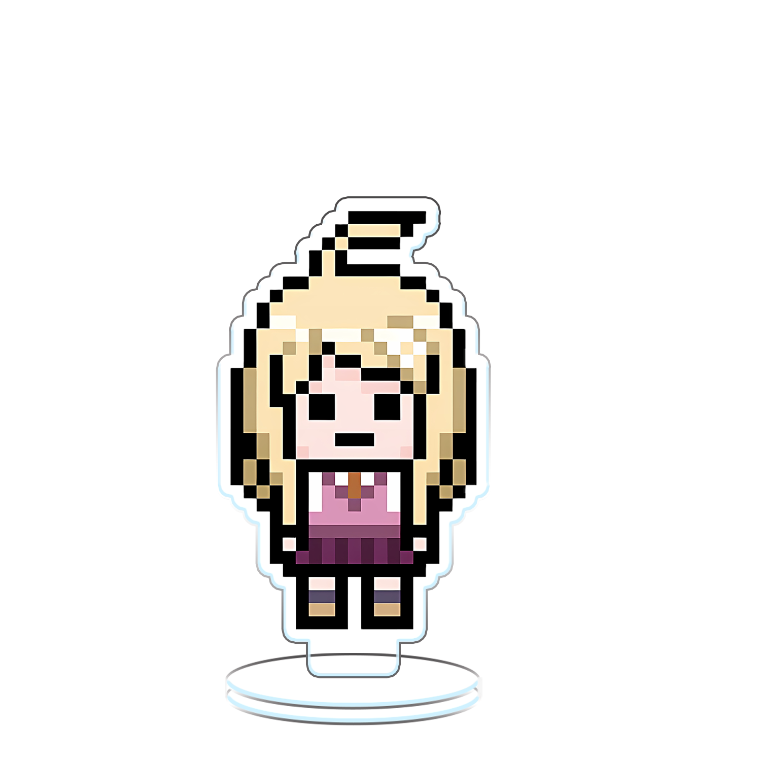 thumbnail for Danganronpo V3 cute pixel wind red pine maple the most original final one king horse little jimmy rabbit acrylic stand ornament
