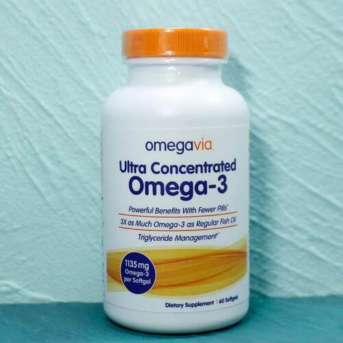 现货 omegavia深海鱼油omega 欧米茄高浓缩85%纯度RTG型60粒