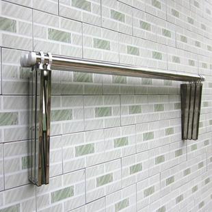 陽臺窗外伸縮戶外推拉不銹鋼曬衣架折疊曬被子架室外晾