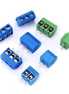 鹿小班 KF301蓝色/绿色接线柱pcb接线端子5.08mm电子链接器4P5P6p