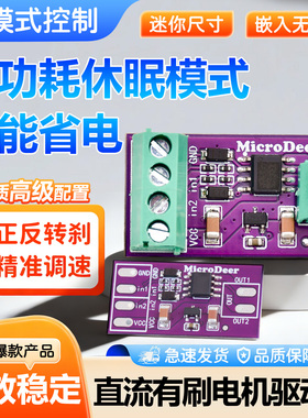 直流有刷电机驱动器BLDC超小尺寸微型控制器适配单片机嵌入式系统