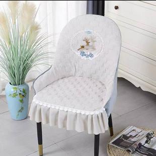 椅子套罩2025新款带扶手弧形椅套靠背一体餐桌椅套凳子套坐垫椅垫