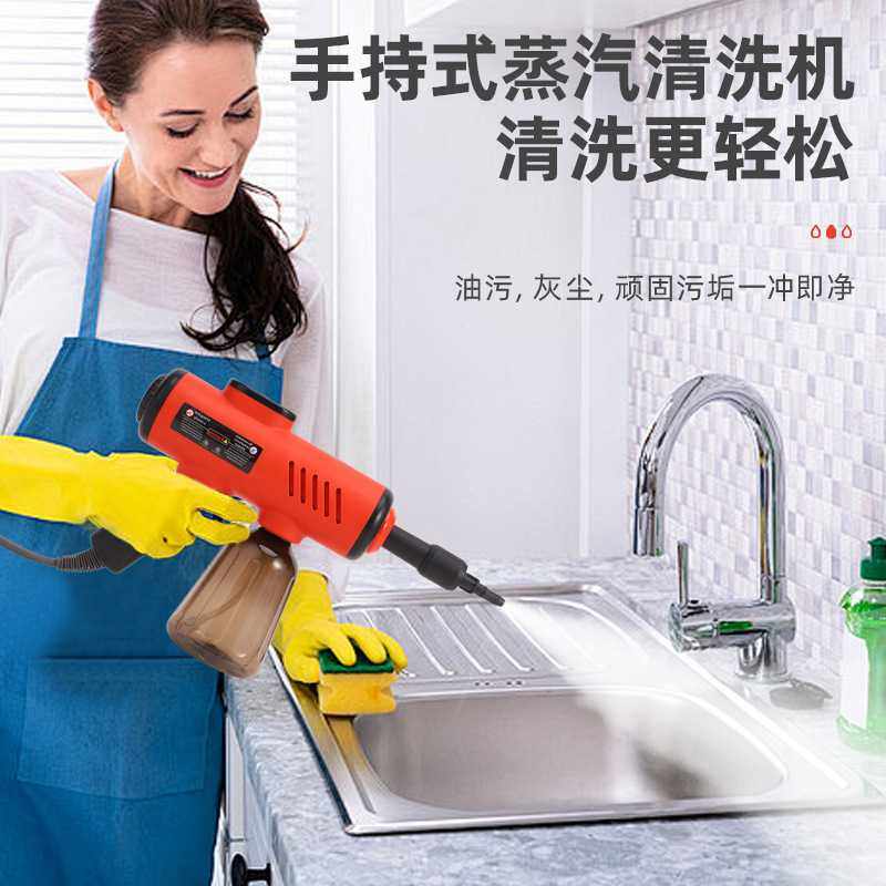 数显手持式蒸汽枪高温高压蒸汽清洗机 多功能便携小型清洁机