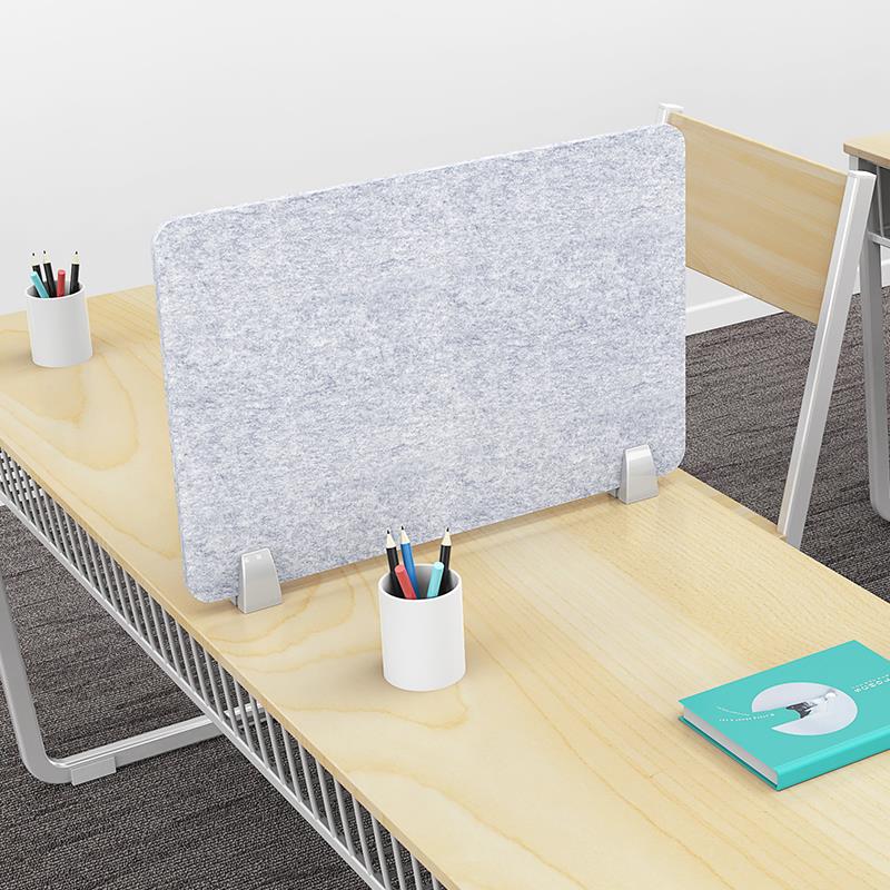 壹巢办公桌屏风挡板桌面工位防飞沫隔断隔离板学生课桌书桌遮挡板