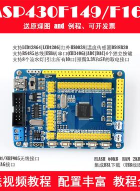 MSP430开发板MSP430F149/169单片机小系统板核心板带USB下载器