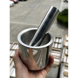 可传承 304不锈钢捣蒜器家用研磨捣蒜罐 净重2.6斤 稳稳捣蒜器