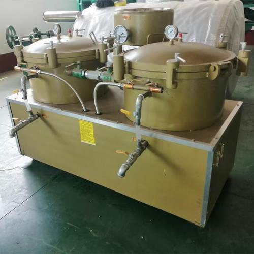 500型双筒气压滤油机花生油菜加籽油过油滤器 自动热毛过滤机