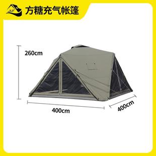 京路发户外加防雨户外外单层PVtc01C野户装 厚气帐 露营便备携充式