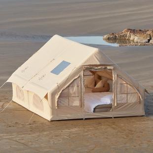 120115平旅游帐篷户外便携式 加厚露备 充营气滩沙速开全自动防雨装