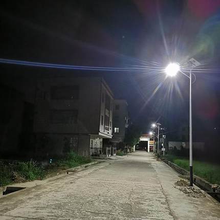 太阳能路灯米6户灯新农高杆HFF庭村院灯超亮led大功率路灯杆外厂
