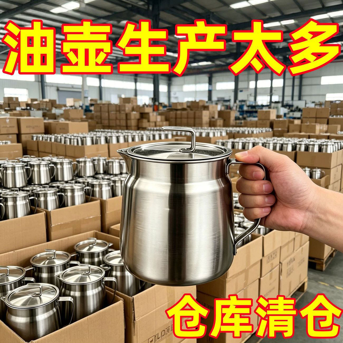 滤网油壶不锈钢家用防漏酒壶安士壶倒油瓶调味瓶罐厨房用品装油罐