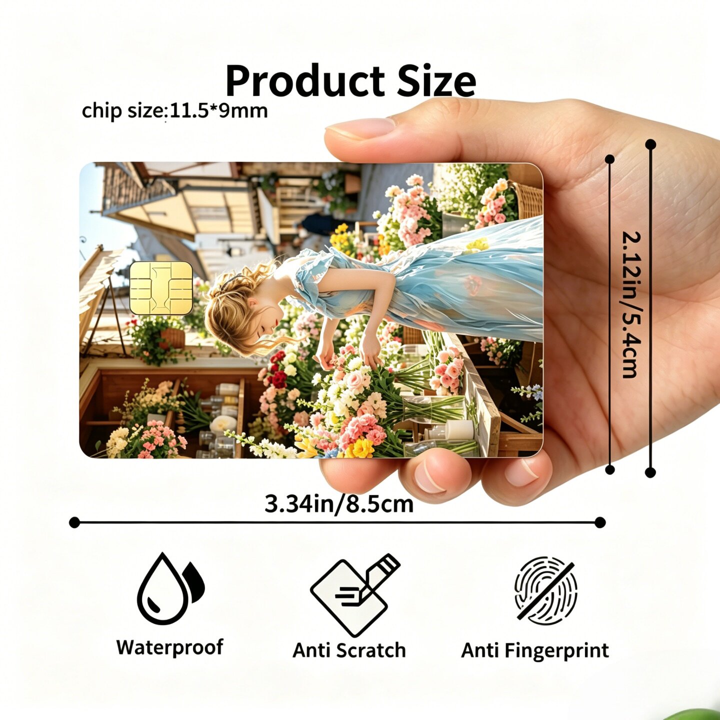 斯卡布罗集市风格防水信用卡贴