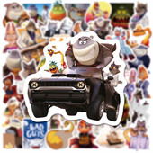 100张坏蛋联盟贴纸行李箱电脑平板手机壳冰箱儿童贴画 Bad Guys