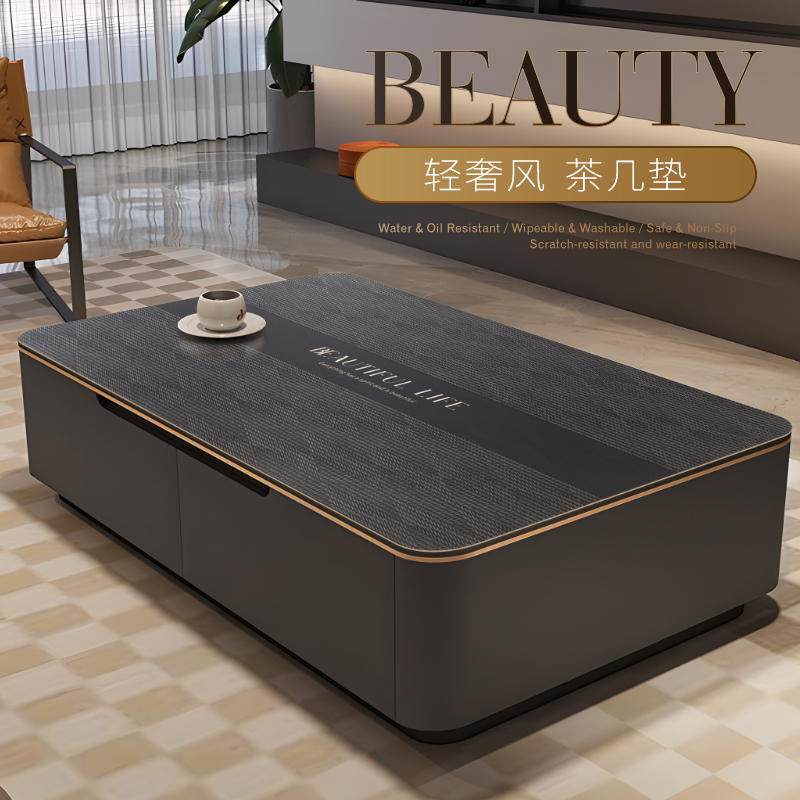 桌布防水防油免洗防烫简s约现代茶几盖布客厅玄关餐桌隔热pvc台布