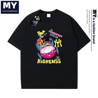 MY正品纯棉短袖T恤2025夏季新款潮流宽松舒适透气男女生休闲半袖