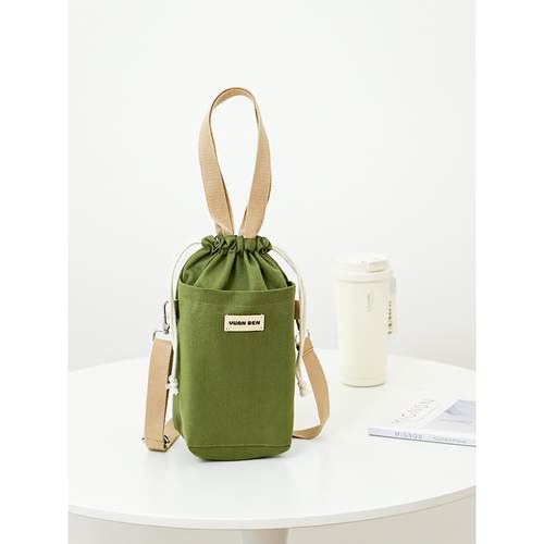 便携式水杯保护套户外手拎水瓶保温杯大肚杯水壶收纳袋遛弯包挎包