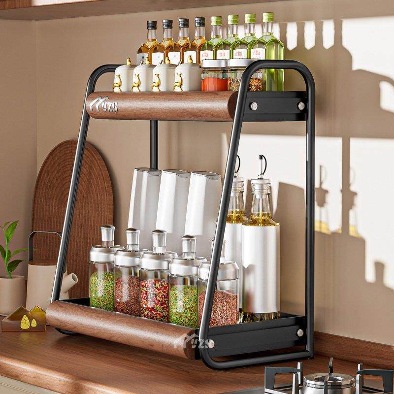 厨房调料架台面式置物架家用调味品盐罐多功能多层收纳层架转角架,厨房/烹饪用具,调料置物架,淘宝优惠券,粉丝福利购,淘宝优惠卷