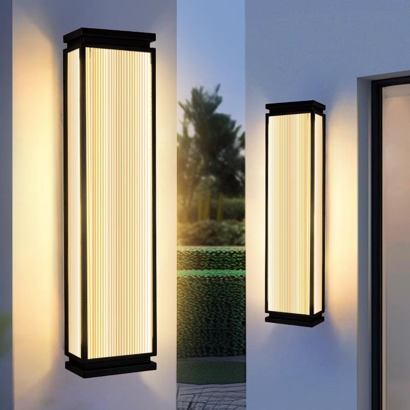 户外防水壁灯别墅柱子大门两侧酒店室外露台庭院花园现代简约壁灯