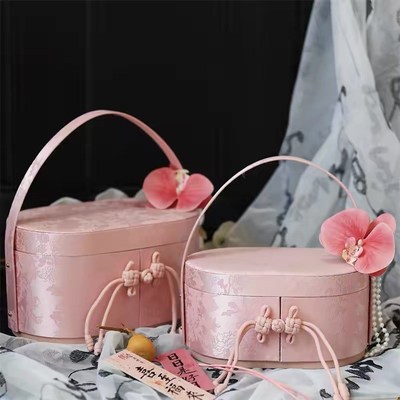 伴手礼盒子中式结婚伴娘女大号礼品盒生日礼物高级感包装盒空盒子